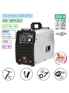 MASTRO TIG-220 DC LED hegesztő inverter (DC-AWI)