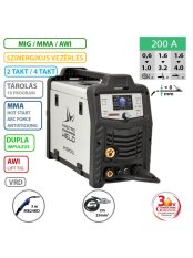   Mastroweld MIG-200 L SZINERGIKUS VEZÉRLÉSŰ DUPLA IMPULZUS hegesztő inverter