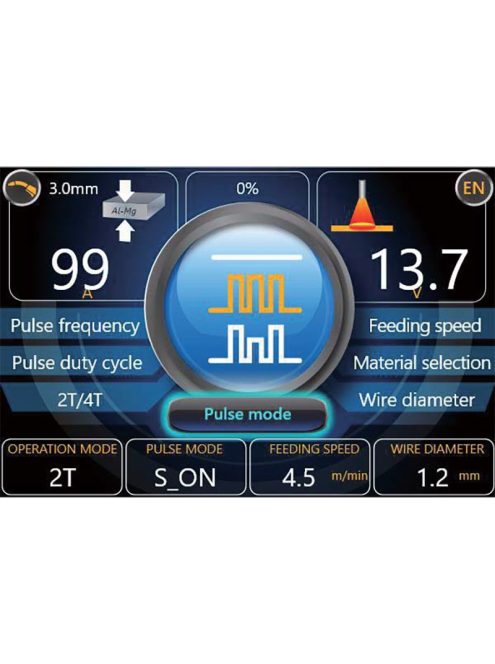 MASTROWELD MIG-350 GDL SZINERGIKUS VEZÉRLÉSŰ DUPLA IMPULZUS FOGYÓELEKTRÓDÁS ÍVHEGESZTŐ