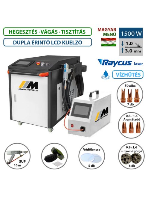 MASTRO LASER-1500 lézer hegesztő, vágó és tisztító