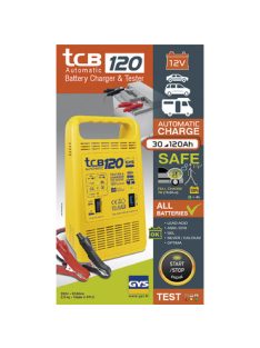 GYS TCB 120 automata akkumulátortöltő akku töltő akkumulátor töltés