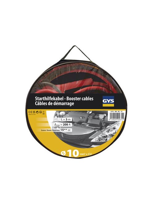 GYS Indító kábel ledes 10mm2x2,8m