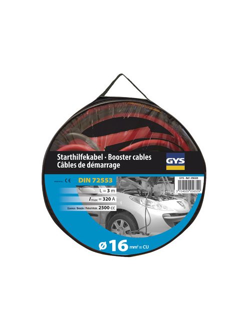 GYS Indítókábel 2x3m 16mm2