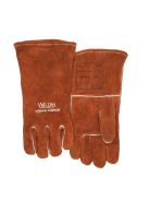 Weldas 10-2392 MIG hegesztő kesztyű egyenes megerősített hüvelykujjal rendelkező hasított tehénbőrből készült hegesztőkesztyű XXL (10 1/2)