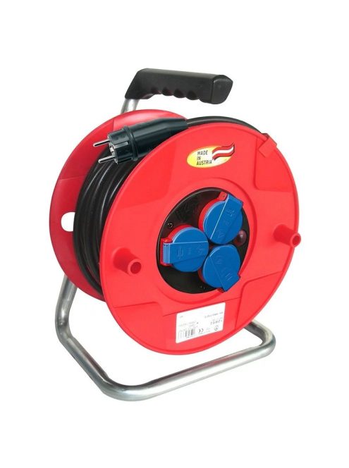 Brennenstuhl BAT ST 260 kábeldob 50m (3x1,5mm) 3 csatlakozó IP44 fekete-kültéri