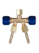 Iweld hegesztéstechnika Kettős kieresztő szelep CO2 3/8-os jobbos 14008166 hegesztéstechnika