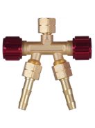 Iweld hegesztéstechnika Kettős kieresztő szelep AC 3/8 LH balos 14008168 hegesztéstechnika