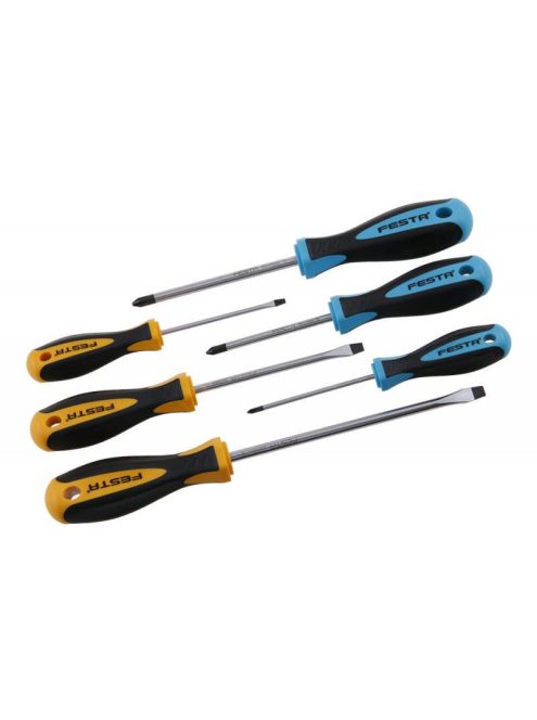 Lev Festa csavarhúzó készlet 6 részes, FL, PH, mágneses, S2