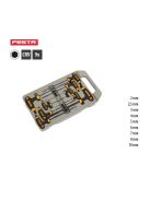 Lev Festa T-csavarhúzó imbusz készlet, 9 részes, hatlapú, 2, 2.5, 3, 4, 5, 6, 7, 8, 10mm, CrV, műanyag dobozban