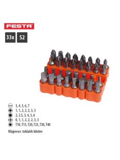 Lev Festa bit és adapter készlet 33 részes, S2