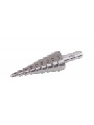Lev léptető fúrószár DIN 1412C HSS 4-20mm 9 lépcsős, ALU, fém, műanyag