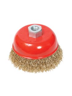 Lev Festa fazékkefe 85mmxM14- 0,3 hullámos réz bevonatú