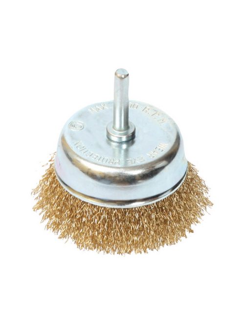 Lev Festa csapos fazékkefe 75x6mm- 0,3 hullámos, réz bevonatú