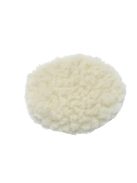 Lev polírozó korong 125mm, 60% gyapjú + 40% PES, tépőzáras