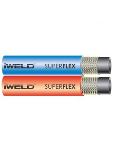 Iweld hegesztéstechnika SUPERFLEX iker tömlő 6,3x6,3mm  30SPRFLEXTW66 hegesztéstechnika