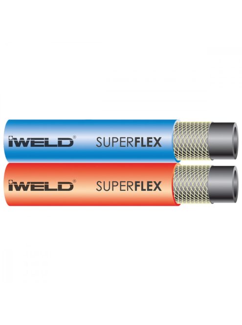 Iweld hegesztéstechnika SUPERFLEX iker tömlő 9,0x6,3mm 30SPRFLEXTW96 hegesztéstechnika