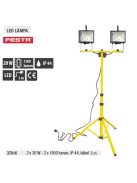 Lev Festa Led munkalámpa, állvánnyal 2x20W- 1300 lumen, IP 65, kábel 3m