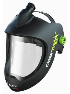 Optrel clearmaxx PAPR hegesztőpajzs (e3000/X) - fekete 4900.020 frisslevegős köszörűs fejpajzs