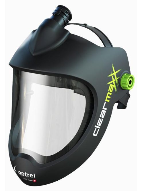 Optrel clearmaxx PAPR hegesztőpajzs (e3000/X) - fekete 4900.020 frisslevegős köszörűs fejpajzs