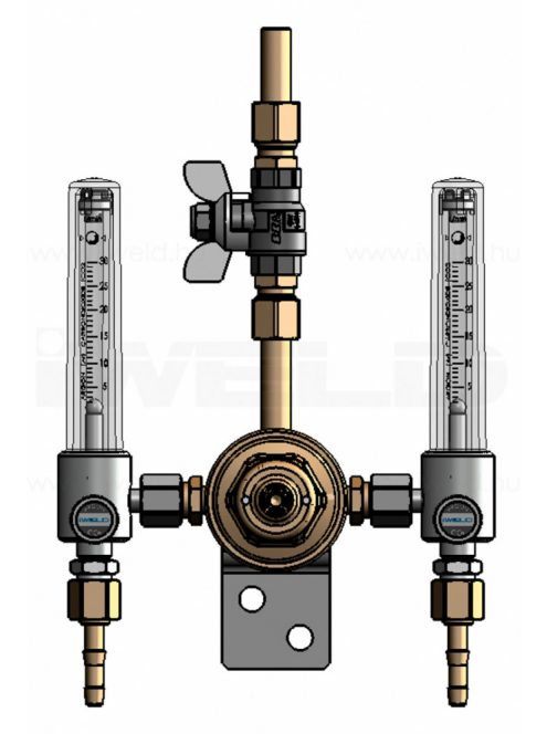 IWELD DYNALINE Iker Rotás hálózati nyomáscsökkentő készlet 30l/min hegesztéstechnika reduktor