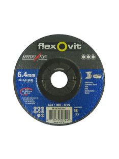   Flexovit Speedoflex tisztítókorong 125x6,4x22,2mm, BF27, fém-inox