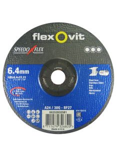   Flexovit Speedoflex tisztítókorong 180x6,4x22,2mm, BF27, fém-inox