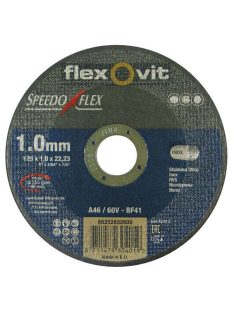   Flexovit Speedoflex vágókorong 125x1,0x22,2mm, BF41, fém-inox