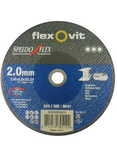   Flexovit Speedoflex vágókorong 230x2,0x22,2mm, BF41, fém-inox