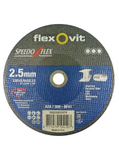  Flexovit Speedoflex vágókorong 230x2,5x22,2mm, BF41, fém-inox