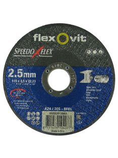   Flexovit Speedoflex vágókorong 115x2,5x22,2mm, BF41, fém-inox