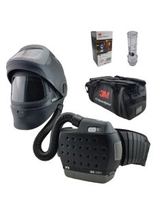 Speedglas G5-01 hegesztőpajzs G5-01VC hegesztőkazettával 3M Adflo szűrtlevegős légzésvédővel 617830
