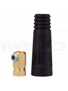 Csatlakozó lengőaljzat 10-25mm2 711P001003 dinse aljzat kis dinze hegesztés