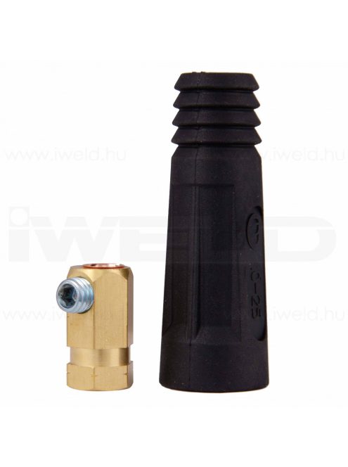 Csatlakozó lengőaljzat 10-25mm2 711P001003 dinse aljzat kis dinze hegesztés