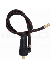 AWI pisztoly csatlakozó dugó 10-25mm2 gáztömlővel 0 6m 711P001020 dinse aljzat kis dinze hegesztés