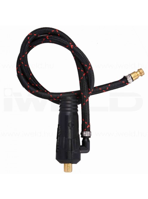 AWI pisztoly csatlakozó dugó 10-25mm2 gáztömlővel 0 6m 711P001020 dinse aljzat kis dinze hegesztés