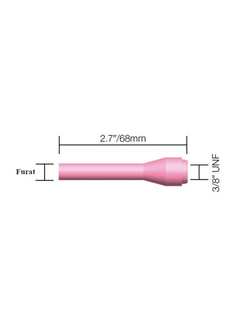 Parweld 4-es extra hosszú AWI kerámia (9,20 awi pisztolyokhoz) 4XL hegesztéstechnika 796F75
