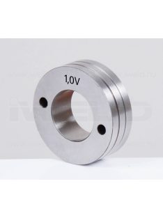 Huzaltoló görgő 1,0-1,2mm V MIG350 MIG500 37x19x12 8000101012 mig co hegesztő toló alkatrész