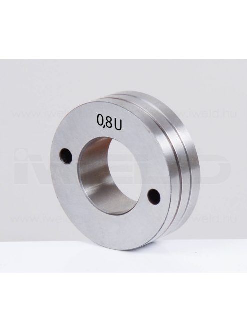 Huzaltoló görgő 0.8-1.0mm U MIG350 MIG500 37x19x12 Alu 8000101014 mig hegesztő alu toló alkatrész