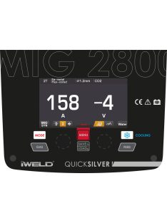   IWELD MIG 2800T Double pulse hegesztő inverter kocsival szerszámtartóval 800MIG2800DPT