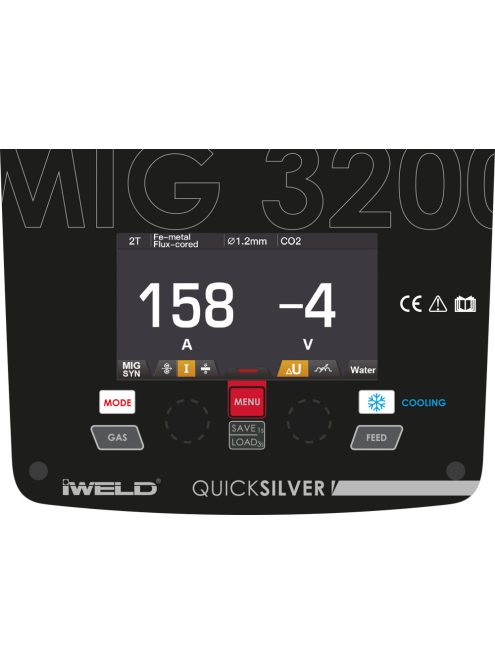 IWELD MIG 3200 Double pulse hegesztő inverter 800MIG3200DP