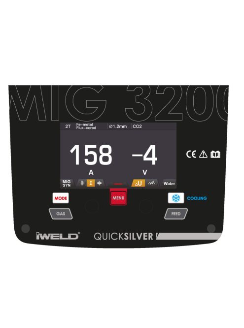 IWELD MIG 3200 Synergic hegesztő inverter vízhűtéssel 800MIG3200WRC