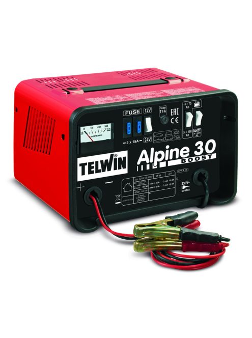 TELWIN Alpine 30 BOOST akkumulátor töltő 12V/24V