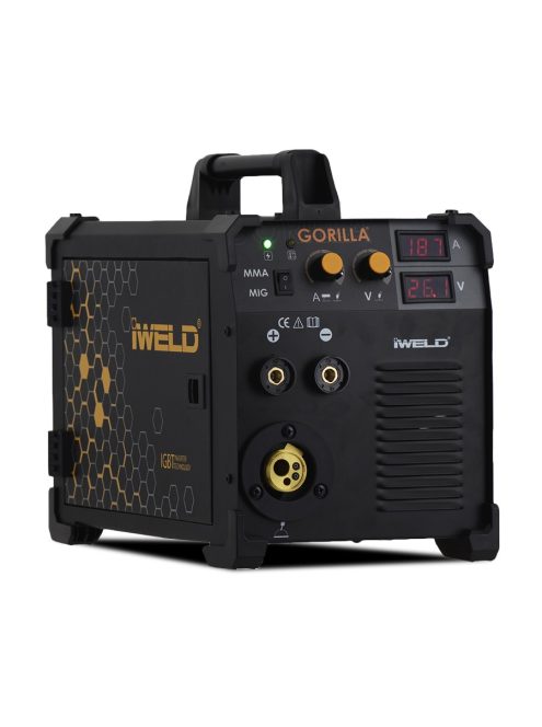  IWELD GORILLA POCKETMIG 195 ALUFLUX hegesztő inverter