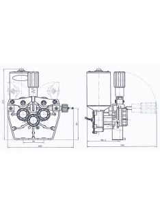 Előtóló motor 4 görgős komplett MIG200 250 315 400 80WIREFDR40 hegesztéstechnika hegesztés
