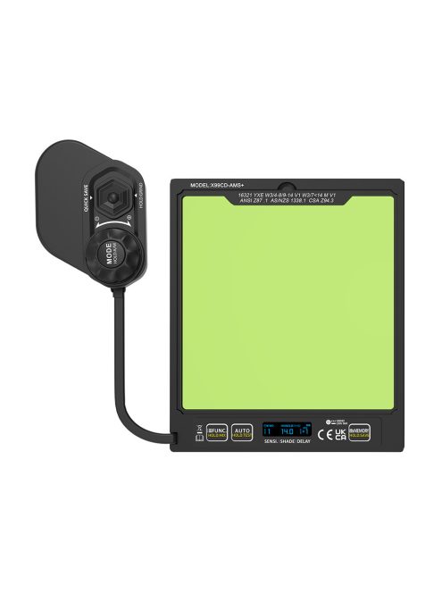 IWELD FALCON 5.5 Automata hegesztő fejpajzs (burgundi-metál) 8FALCN55TCRED pajzs hegesztés