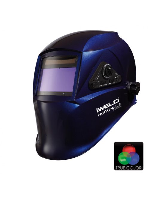 IWELD FANTOM 4.6 Automata hegesztő fejpajzs (kék-metál) 8FNTM4BLUMET pajzs hegesztés