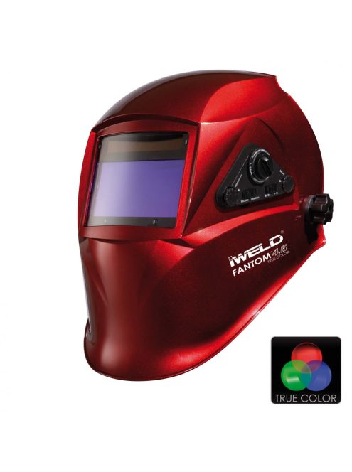 IWELD FANTOM 4.6 Automata hegesztő fejpajzs (burgundi-metál) 8FNTM4REDMET pajzs hegesztés