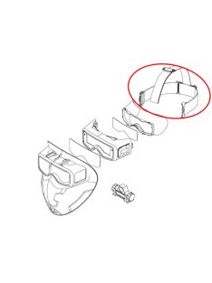 IWELD SCUBADOO LCD automata hegesztő maszk rögzítő pánt