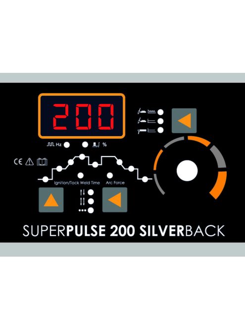 IWELD GORILLA SUPERPULSE 200 Silverback hegesztő inverter
