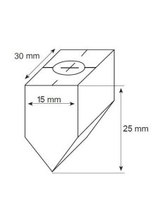 POLICLEAN Carbon tisztítófej 60 fokos M10 furattal 1026 AS hegesztési felület kezelés tisztítás
